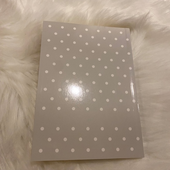 2025 Planner Notebook from Japan. Grey/White  Polka Dots. - Picture 4 of 7